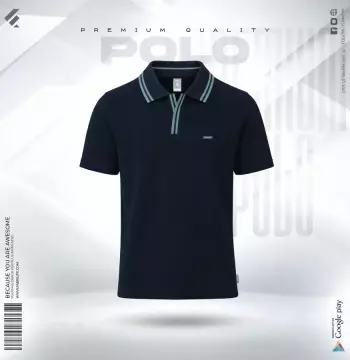 Mens Premium Platinum Polo