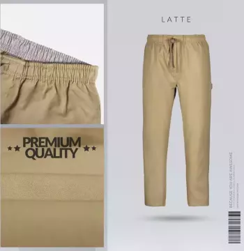 Mens Premium Trouser - Latte